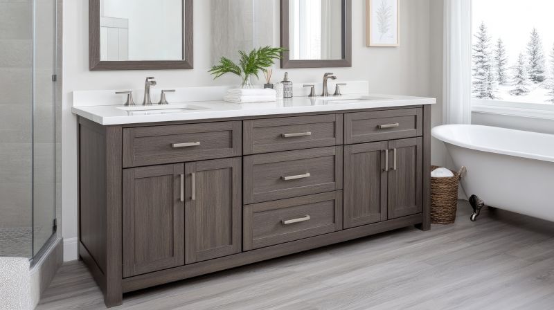Floating Vanity and Storage
